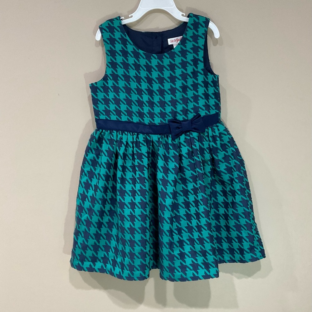 🌺CAT & JACK Gorgeous Girl’s Lined Jersey Dress, size 6/6x